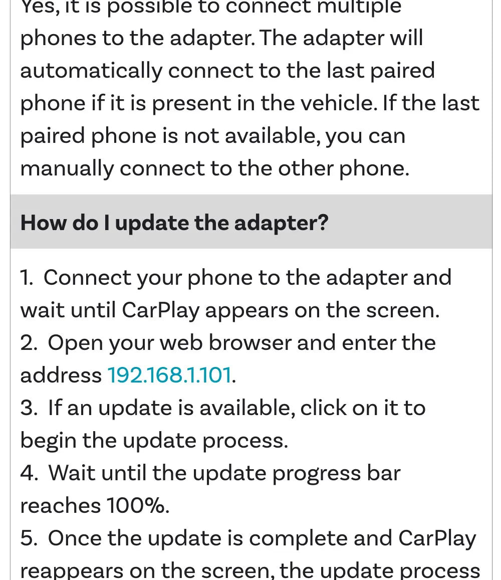 Ottocast MINI Dot Wireless CarPlay & Android Auto Adapter – WiFi 6, Plug & Play
