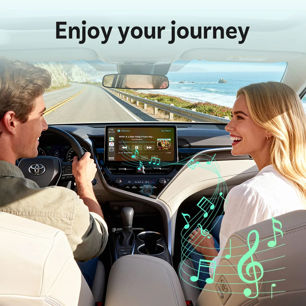 Ottocast MINI Dot Wireless CarPlay & Android Auto Adapter – WiFi 6, Plug & Play