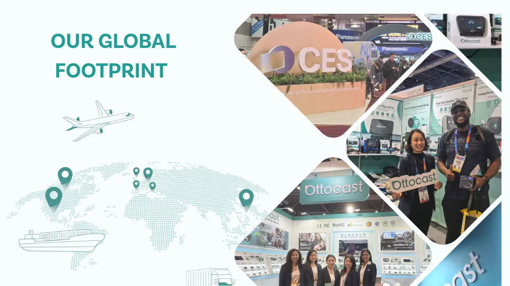 Ottocast MINI Dot Wireless CarPlay & Android Auto Adapter – WiFi 6, Plug & Play